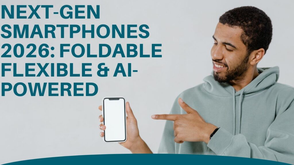 Next-gen smartphones 2026 with foldable and flexible display design