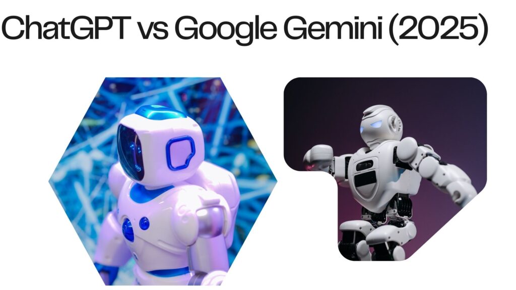 ChatGPT vs Google Gemini comparison showing which AI is smarter in 2025