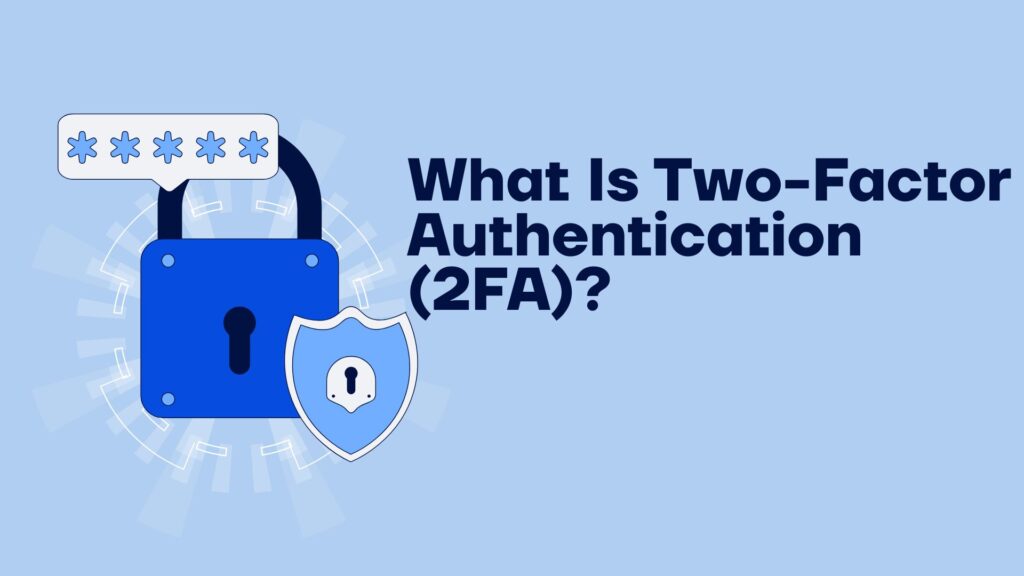 Two-Factor Authentication 2FA login security example with verification code