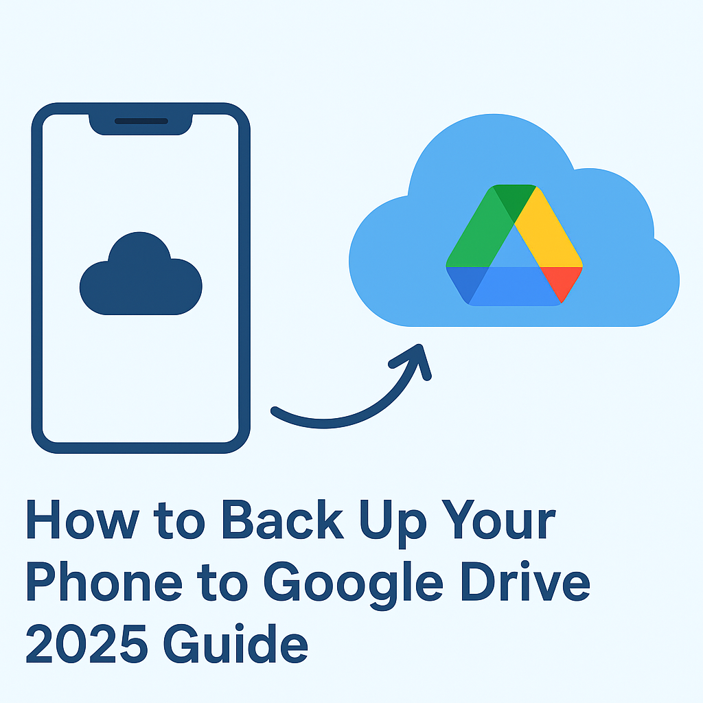 Backing up phone data to Google Drive in 2025 using Android and iPhone