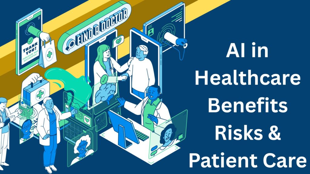 AI in healthcare showing doctor using artificial intelligence for better patient care