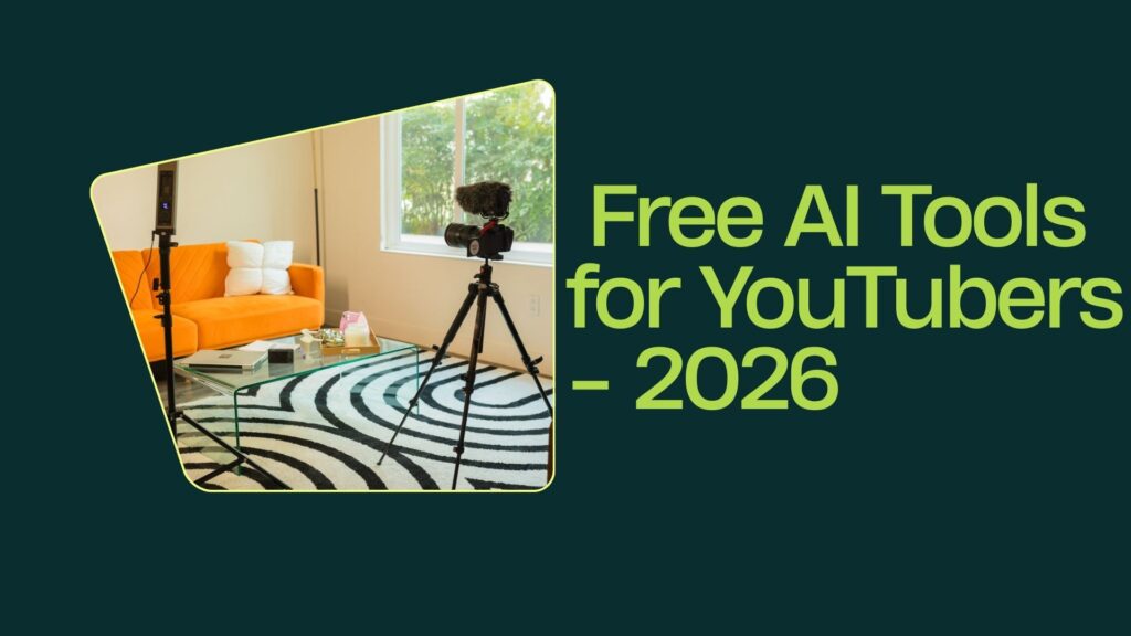 Best free AI tools for YouTubers in 2026 for content creation and growth
