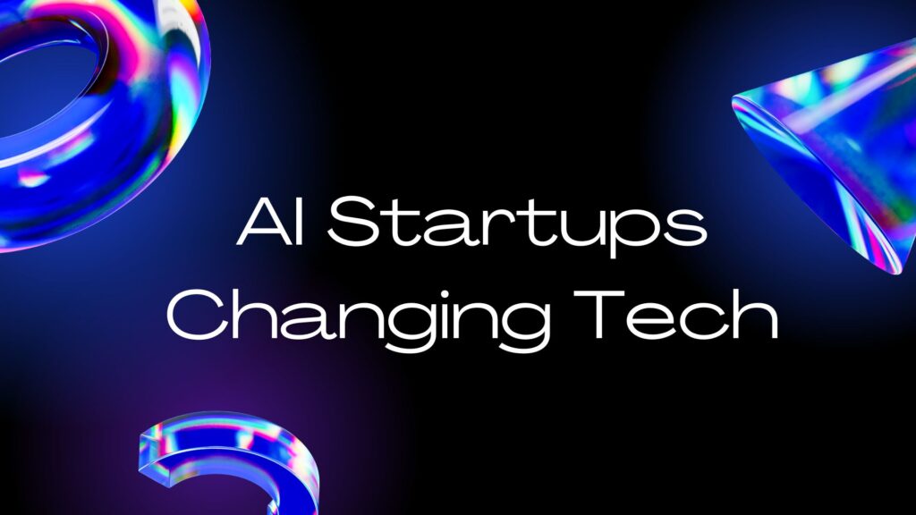 Person using AI-powered tools and digital dashboards in a modern workspace showing the next wave of AI startups transforming the tech industry